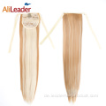 Silky Straight Pure Color Pferdeschwanz-Clip im Pferdeschwanz